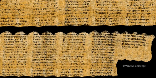 Un manuscris antic de la Herculaneum a fost descifrat cu ajutorul inteligenței artificiale  Foto X Nat Friedman jpeg