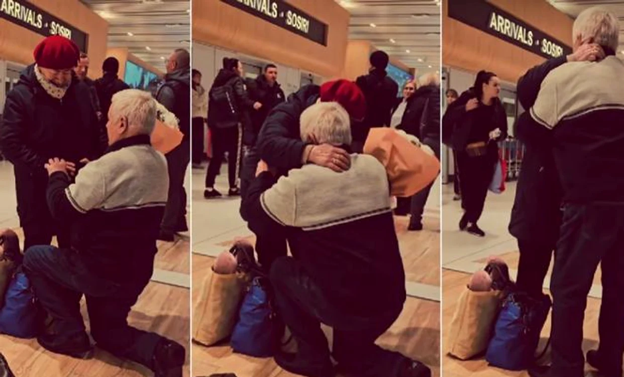 Un bărbat și-a cerut iubita din tinerețe de soție FOTO: colaj unimedia