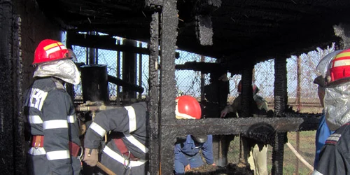 Incendiul a cuprins saivanul