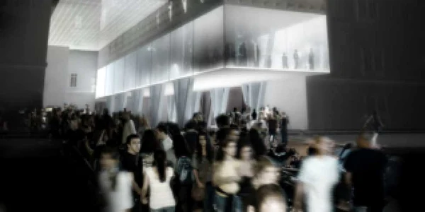 Viitoarea faţă a cazarmei conform proiectului arhitecţilor (foto dsba)