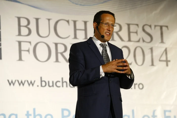 Richard Quest, jurnalist CNN, la Bucharest Forum 2014 FOTO David Muntean