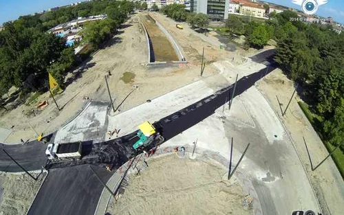 Subpasajul Michelangelo din Timişoara FOTO Eyeinthesky.ro
