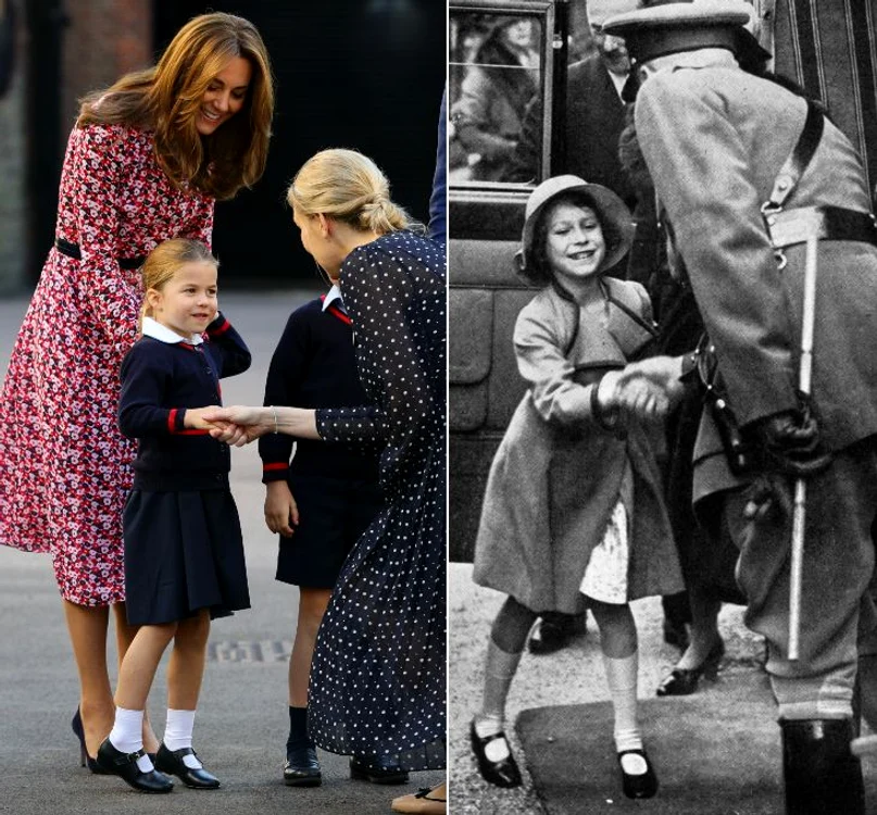 
    Prințesa Charlotte și Regina Elisabeta seamănă ca două picături de apăFoto: Getty/Profimedia  