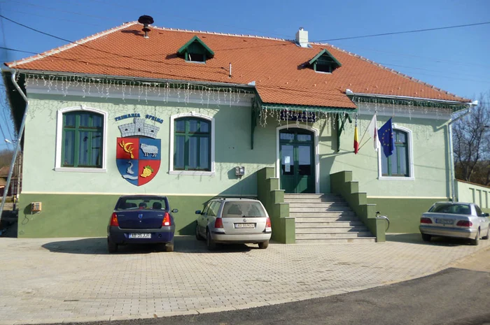 Primăria comunei Șpring FOTO Adevărul