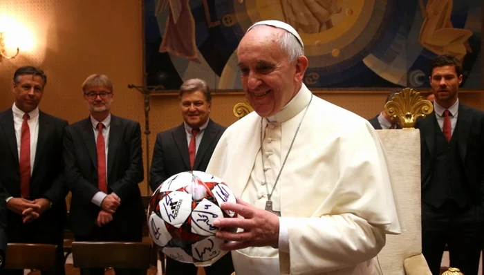 Papa Francisc era un mare admirator al fotbalului. Foto Getty images