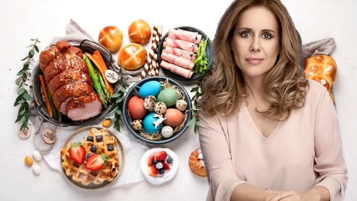 Mihaela Bilis spune ce nu ar trebui să lipsească de pe masa de Paşte. Foto Click!