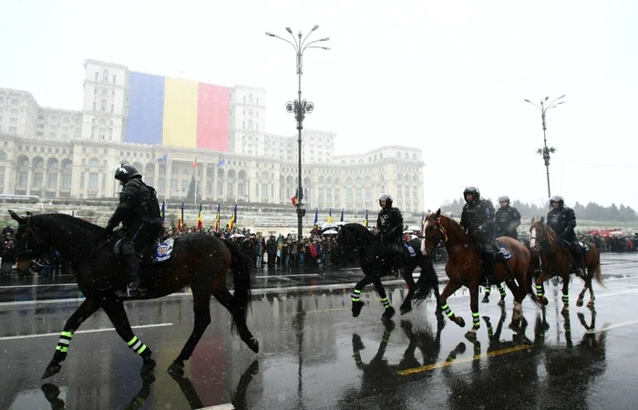 Echipajele călare ale Jandarmeriei nu vor lipsi de la parada de 1 decembrie