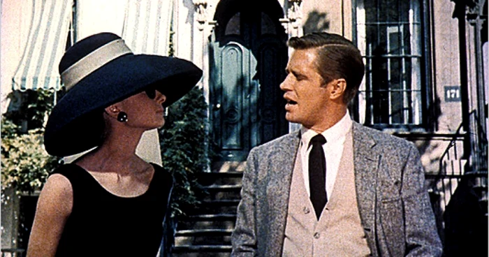 Protagoniştii filmului „Mic dejun la Tiffany“, actorii Audrey Hepburn şi George Peppard FOTO cinemagia.ro