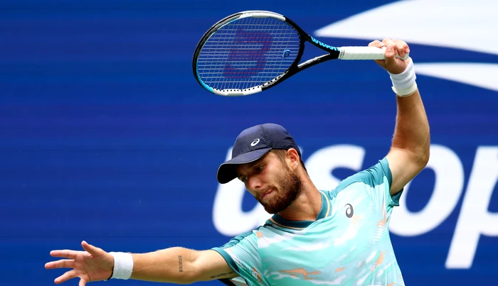 Corentin Moutet, un jucător mai mereu agresiv. Foto Gettyimages
