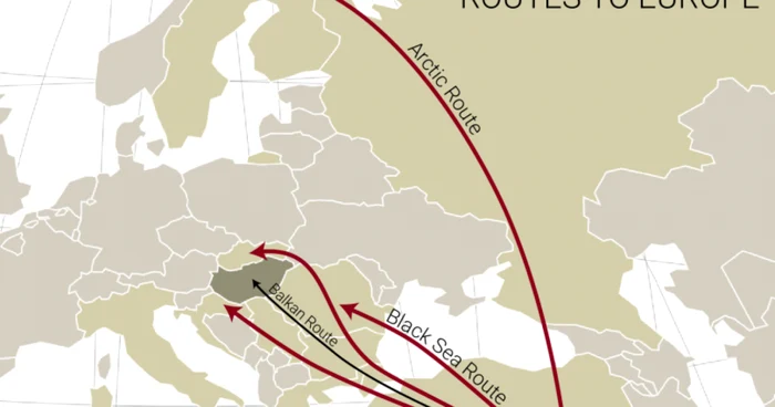 rutele imigrantilor in europa