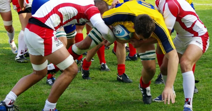"Stejăreii" n-au reuşit să se impună în faţa masivilor rugbyşti georgieni * Foto: www.frr.ro