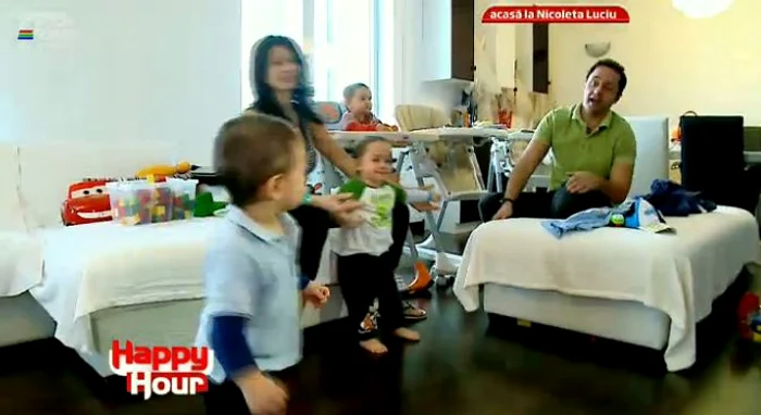 Catalin Maruta a avut grija de tripletii Nicoletei Luciu