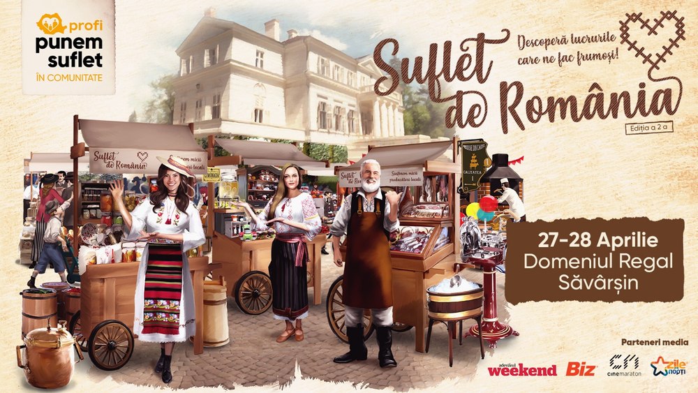 Festivalul Suflet de România adună tot ce ne face bine, pe Domeniul Regal de la Săvârșin