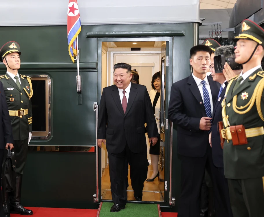 Kim Jong-un a ajuns marți la Beijing FOTO X