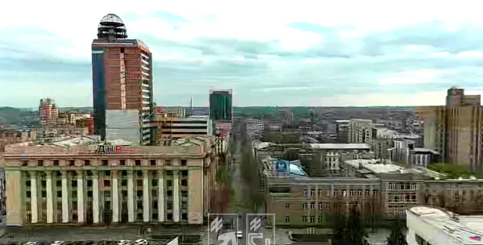 Orașul Donețk, sub contolul rușilor/FOTO:X