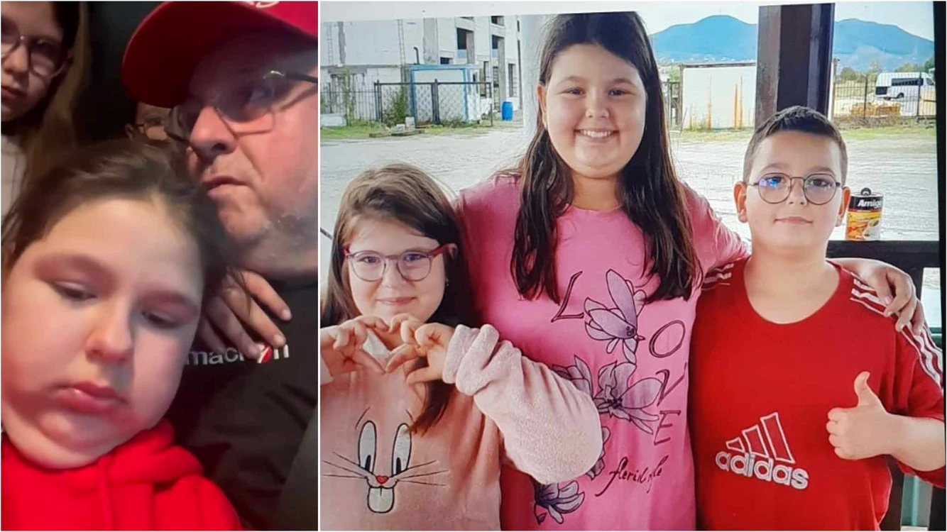 Copiii lui Adrian Marţian, în custodia poliţiei din Serbia, împreună cu tatăl lor