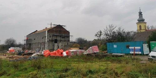 Se construiește muzeul de la Parța FOTO Ștefan Both
