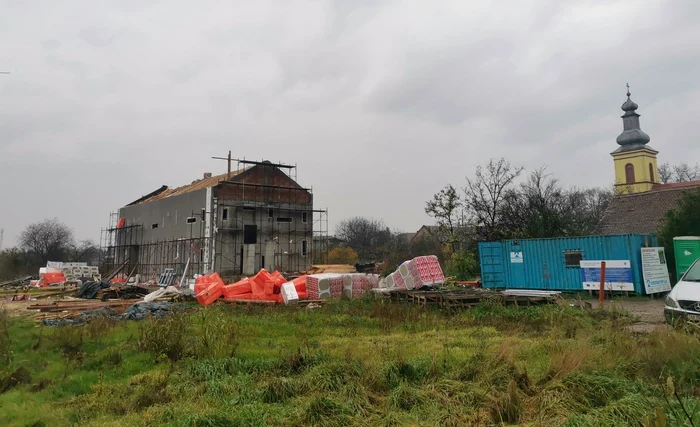 Se construiește muzeul de la Parța FOTO Ștefan Both
