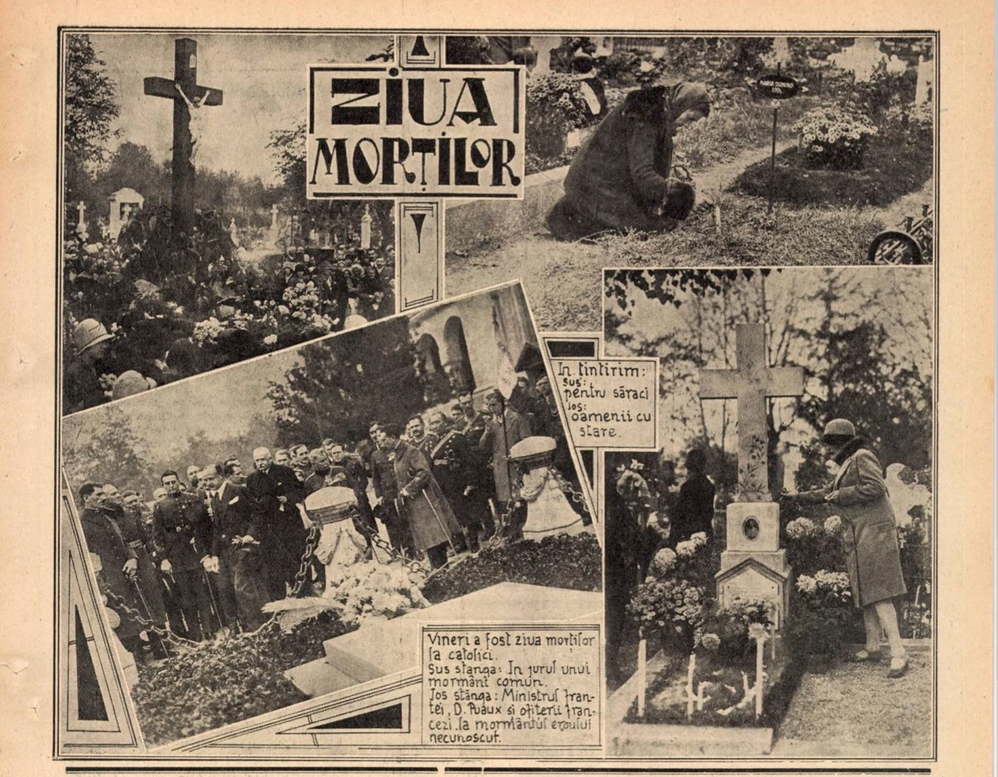 Ziua Morților, sărbătoarea de la granița dintre cele două lumi. Cum comemorau românii în perioada interbelică: „Morții sunt modești, se mulțumesc cu atât de puțin“
