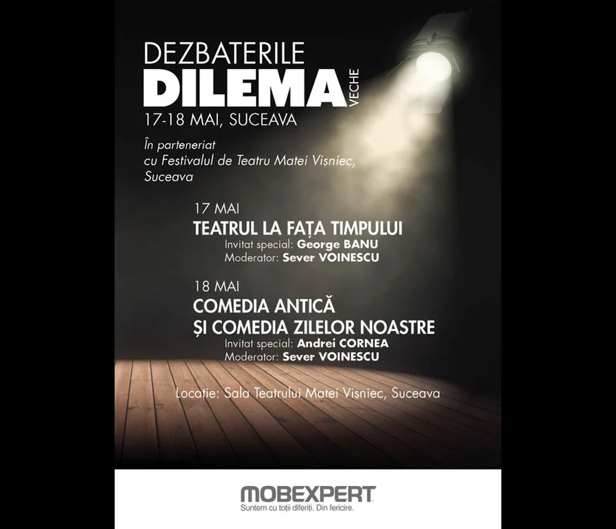 Dezbaterile Dilema veche: despre teatru, la Suceava jpeg
