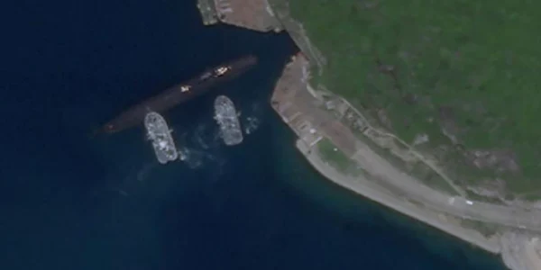 Sumarin nuclear chinez în Marea Chinei de Sud suprins prin satelit FOTO capură Planet Labs via CNN