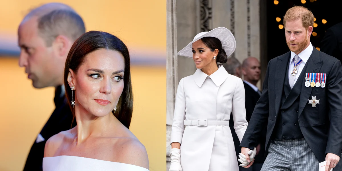 Prințul Harry și Meghan Markle, Prințul William și Kate Middleton  foto   Getty jpg