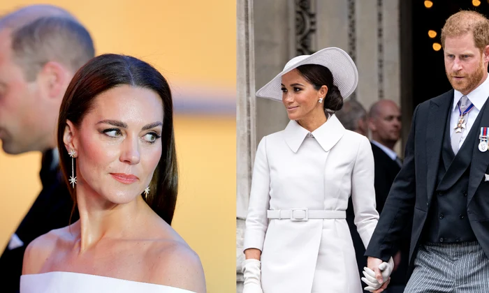 Prințul Harry și Meghan Markle, Prințul William și Kate Middleton foto Getty jpg