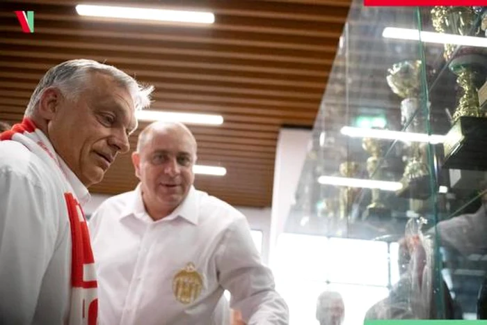 Orban ovaţionat pe stadionul Sfântu Gheorghe FOTO via News.ro