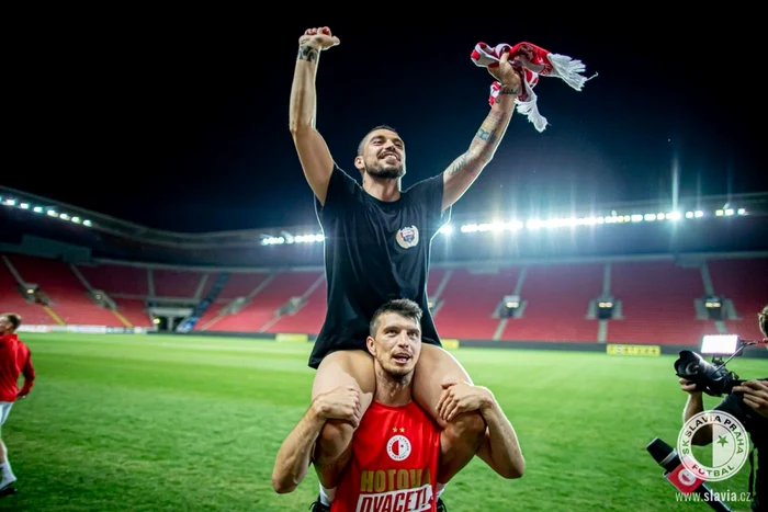 Nicolae Stanciu. Foto: Slavia Praga via Twitter