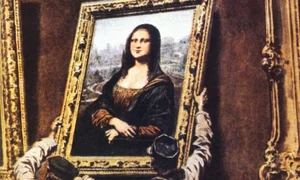 Achille Beltrame   Theft of the Mona Lisa from La Domenica del Corriere 3rd 10th September 1911   (MeisterDrucke 661708) jpg