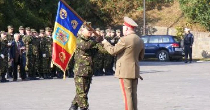 Alba Iulia: Batalionul 136 Geniu „Apulum“, a primit noul drapel de luptă