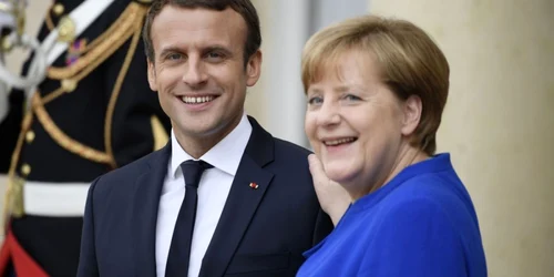 merkel macron epa