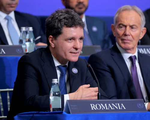 Nicușor Dan la Consiliul pentru Pace FOTO AFP