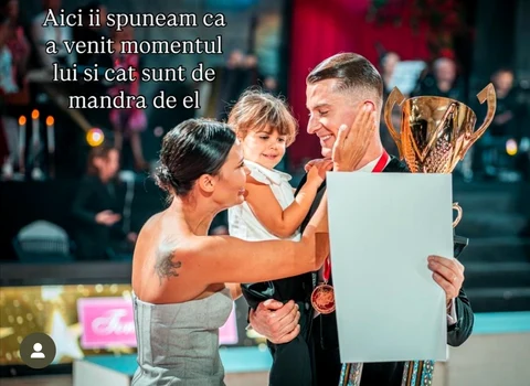 Andreea Popescu o familie frumoasă și un soț, pe Rareș Cojoc, care a reușit o nouă performanță în domeniul dansurilor sportive