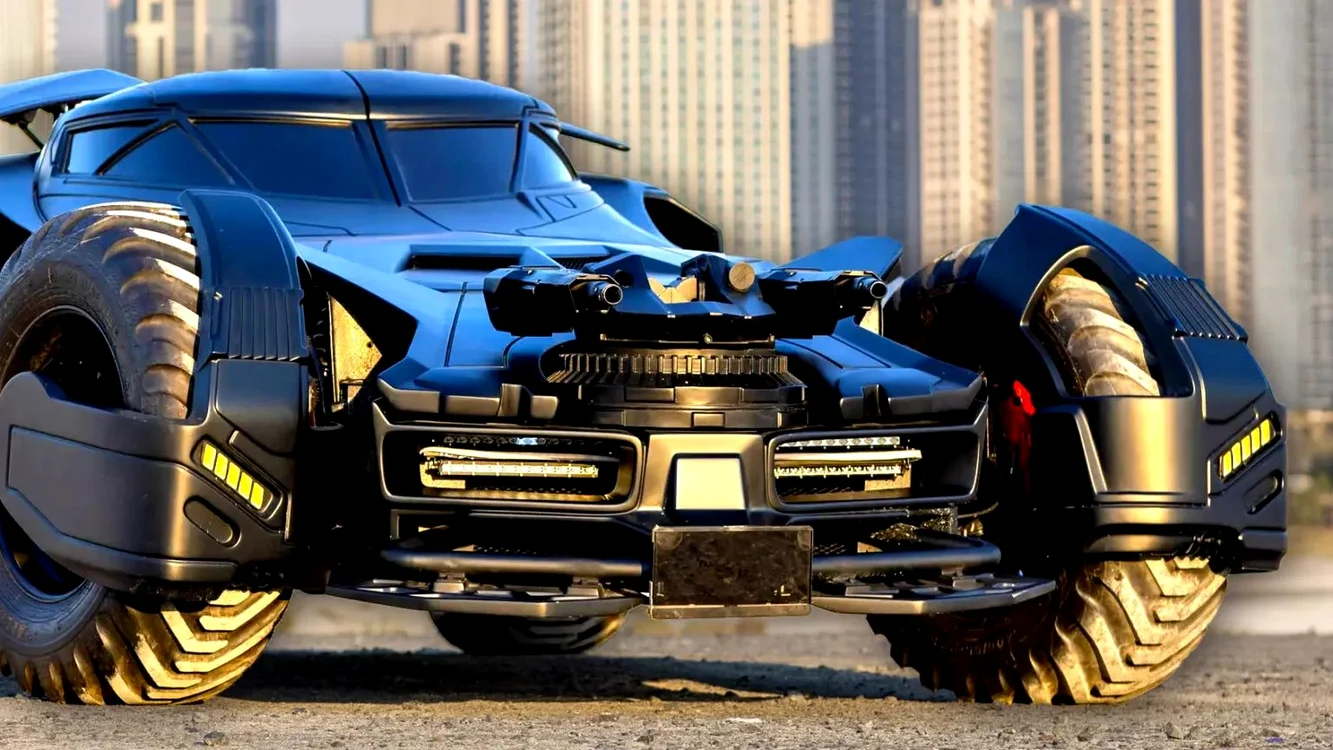 Batmobilul creat de ucraineni/FOTO: Carscoops