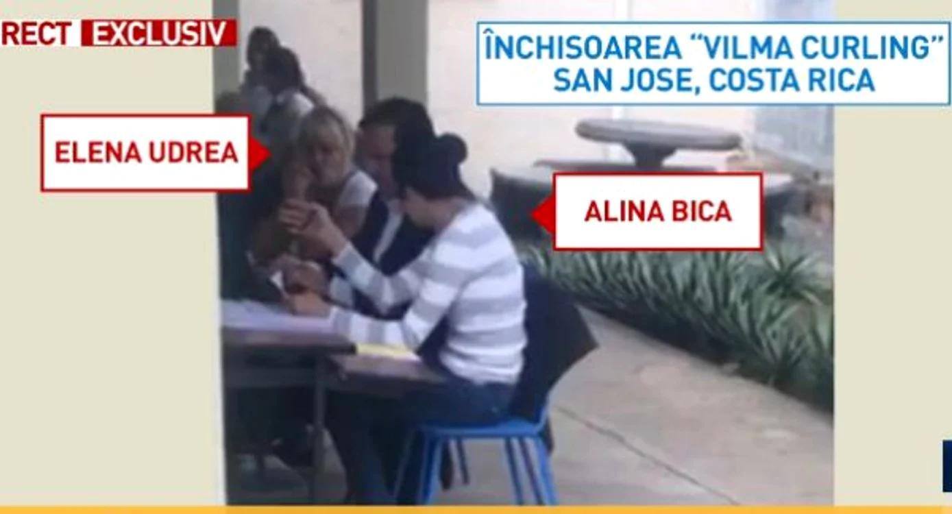 Elena Udrea şi Alina Bica, la consultări cu avocatul lor din Costa Ricafoto: captură video Antena 3