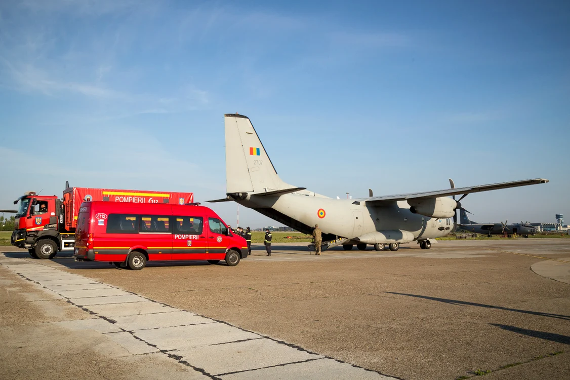 Aeronava militară a decolat în această dimineață din București
