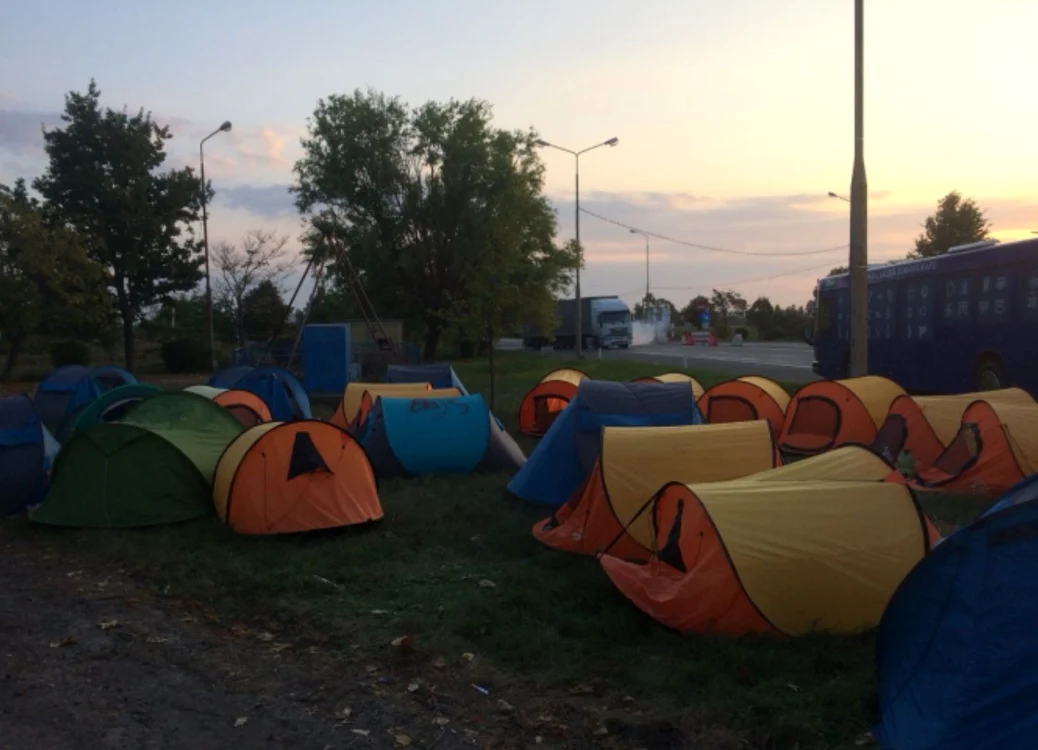 Campingul neautorizat al cerșetorilor din Glonn FOTO Știri Diaspora