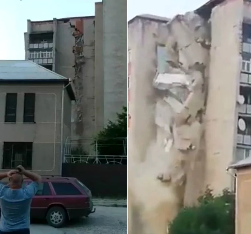 Cei 46 de locuitori ai blocului au fost evacuați din timpFoto: captură video Facebook
