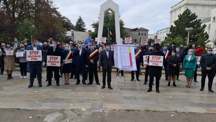 Primarii PSD, in strada