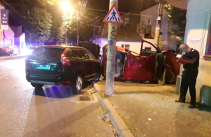 Accidente rutiere pe aceeaşi stradă, Mihai Viteazu, aproape simultan Sursa IPJ Constanţa