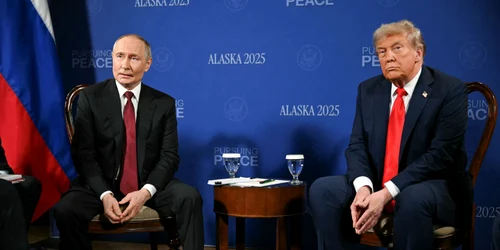 Donald Trump și Vladimir Putin în Alaska FOTO AFP