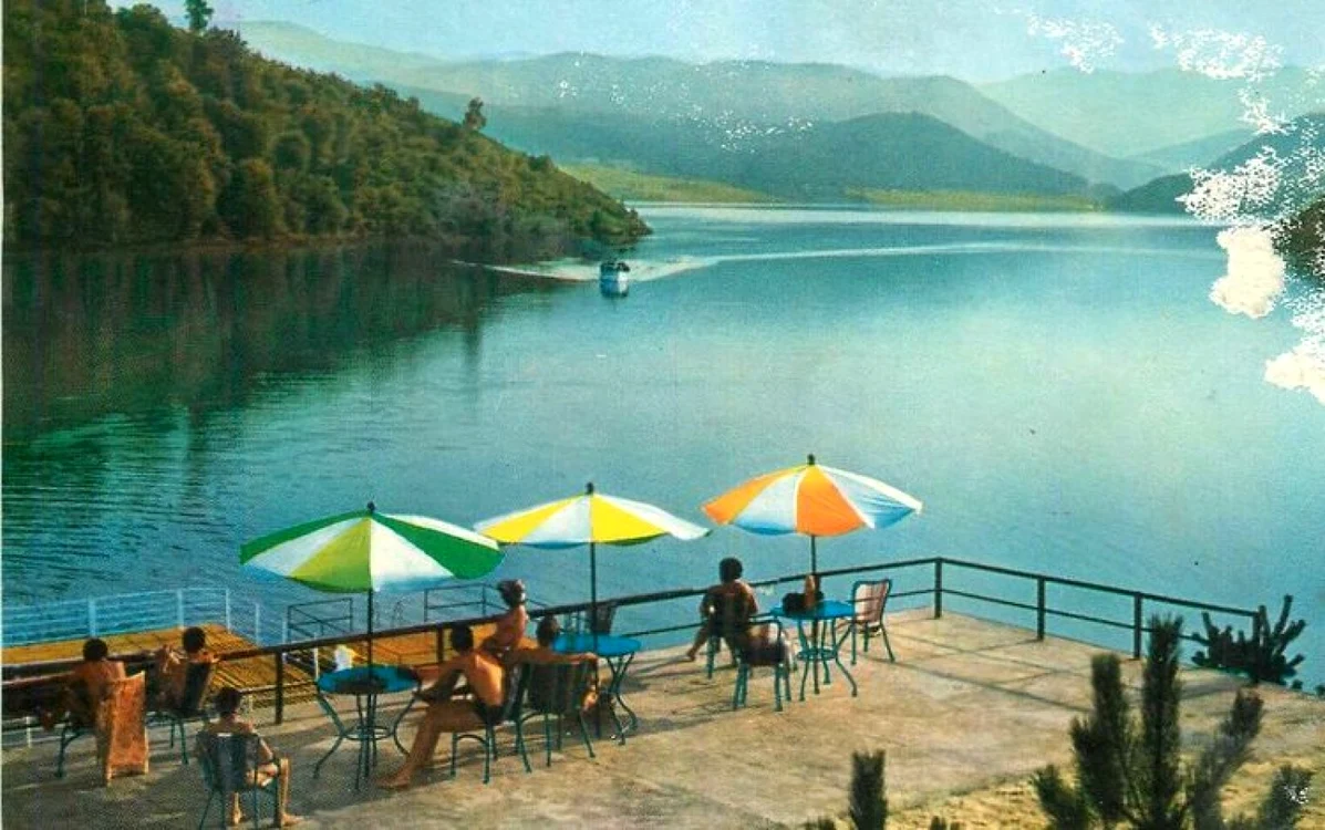 Lacul Cinciș în anii '70. Ilustrată.