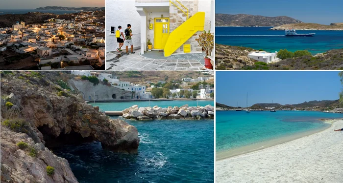 Kimolos Grecia una dintre insulele Ciclade Foto Colaj Greeka com & YouTube