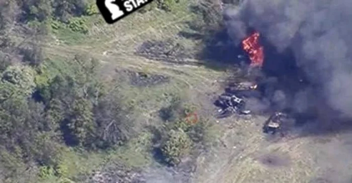 Vehicule blindate rusești distruse după atacul de vineri din regiunea Harkov FOTO Deep State