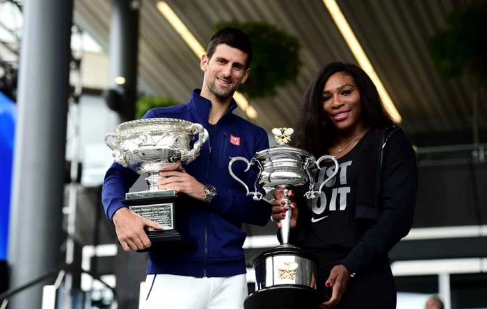 Novak Djokovici şi Serena Williams sunt campionii en-titre