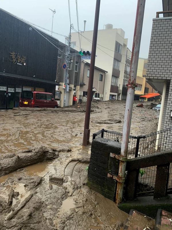 Alunecare de teren Atami Japonia - 4 iul 2021 / FOTO EPA - EFE