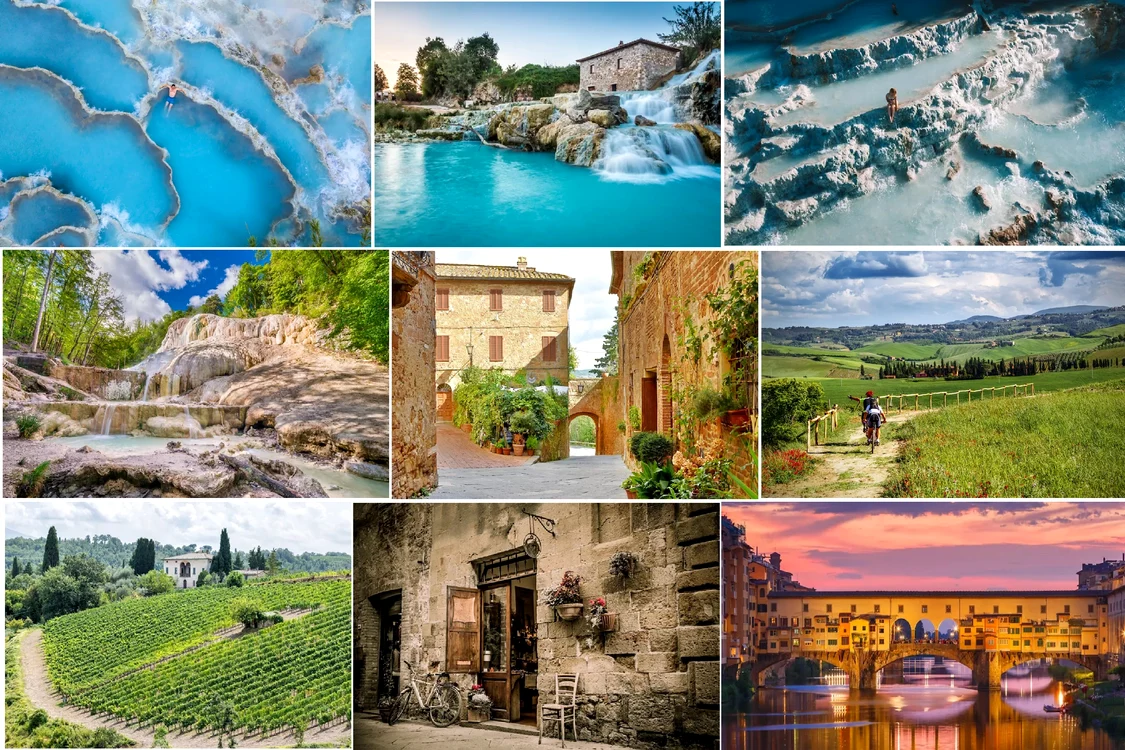 Saturnia și alte comori ascunse în Toscana Italia Colaj Italia-it / DMS