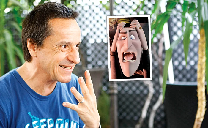 
    Bleonț s-a  amuzat teribil  când a dublat  vocea lui  Dracula   