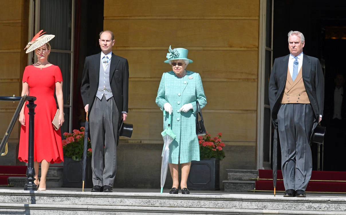 Ducesa Sophie, Prințul Edward, Regina Elisabeta a II a, Prințul Andrew alias Andrew Mountbatten Windsor GettyImages 958852202 jpg